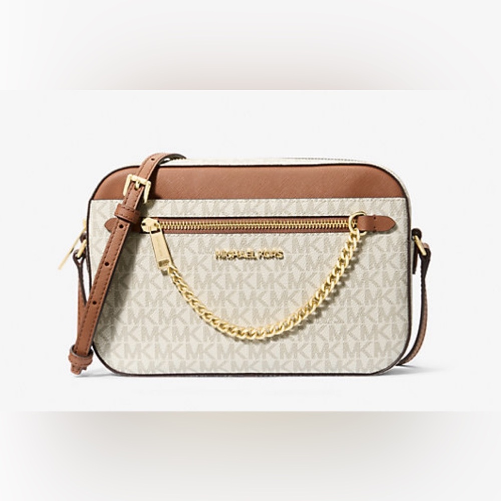 Michael Kors Jet Set Large Logo Crossbody Bag